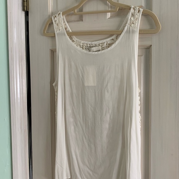 Vintage Havana Tops - Vintage Havana Crocheted Back Tank Top